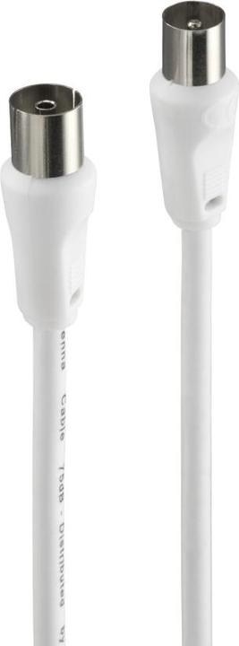 Image du produit Hama Koax-Stecker – Koax-Kupplung (75 dB, Câble d'antenne)