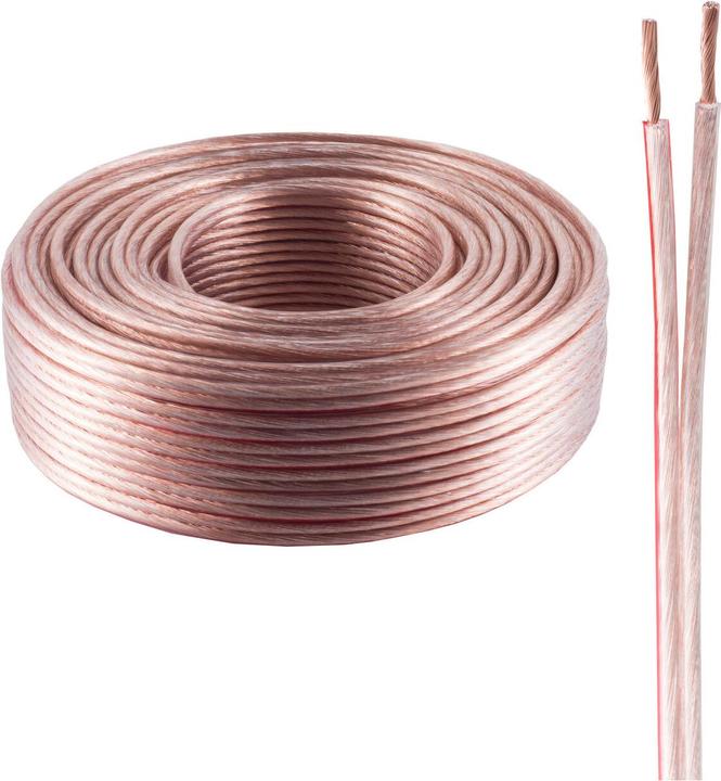 Produktbild Shiverpeaks BASIC-S--Lautsprecherkabel 0.75mm² 24x0.2 CCA transparent 100m (100 m, 0.75 mm²)