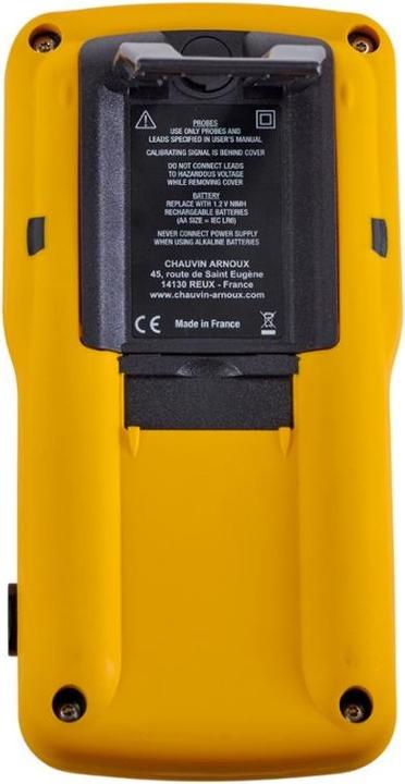 Produktbild Chauvin Arnoux C.A 942 Hand-Oszilloskop (Scope-Meter) 40MHz 2-Kanal 2 GSa/s 2.5 kpts 8 Bit Handgerä (CAT III 600V)