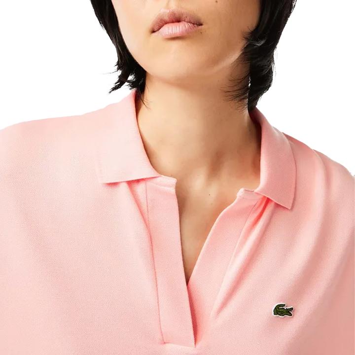 Actual product image Lacoste Womens/Ladies Fluid Pique Relaxed Fit Polo Shirt (30)
