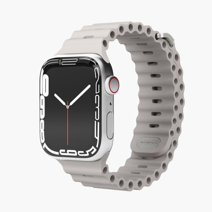 Actual product image Vonmählen Wave wristband 2 for Apple Watch 38 40 41 mm beige (Recycled silicone)