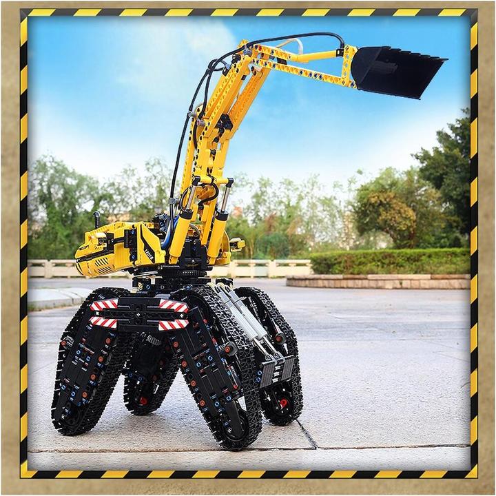 Actual product image Mould King All Terrain Crawler Excavator