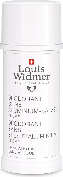 Actual product image Louis Widmer Deodorant Cream Without Aluminum Salts Non Parfumé (Crème, 40 ml)