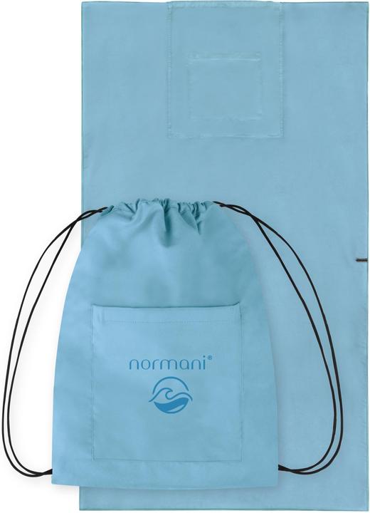 Image du produit Normani Serviette de bain avec fonction sac à dos (90 x 170 cm)