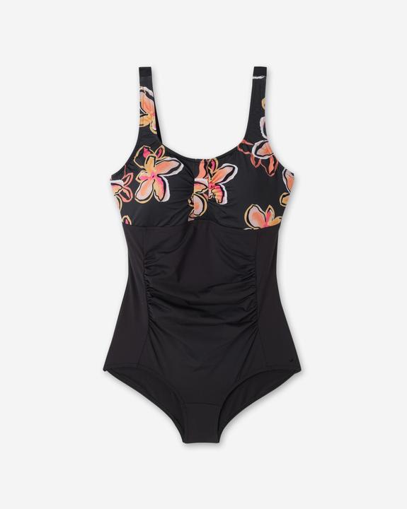 Nabaiji Maillot de bain 1 pièce natation Femme - Mary dufy noir (40, 42)