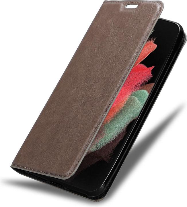 Actual product image Cadorabo Book Invisible Magnet Cover (Samsung Galaxy S21 Ultra)