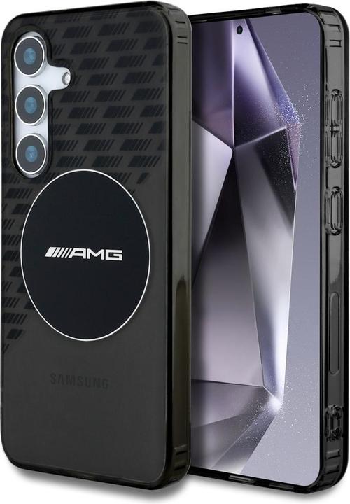Image du produit Mercedes AMG Transparent Rhombs MagSafe Case for Samsung Galaxy S25 - Black (Samsung Galaxy S25)