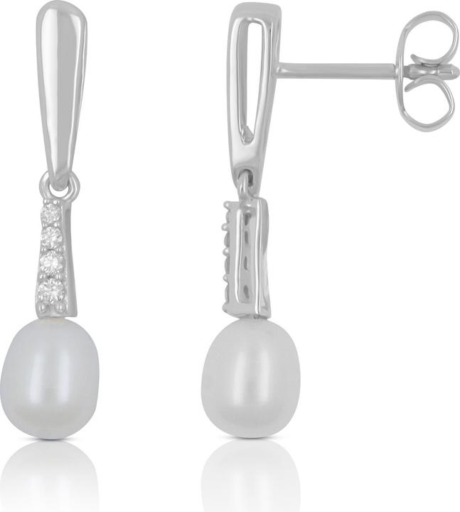 Actual product image Muau Earrings (White gold)