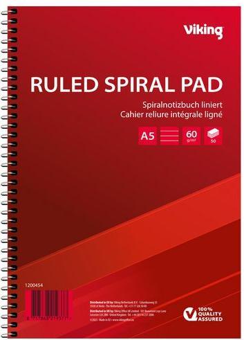 Produktbild Viking Notizbuch DIN A5 Liniert (A5, Liniert, Weicher Einband)