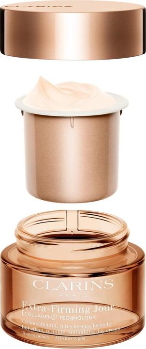 Immagine prodotto Clarins Extra-Firming Jour (COLLAGEN)³ TECHNOLOGY Crème Toutes Peaux Refill (50 ml, Crema da giorno)