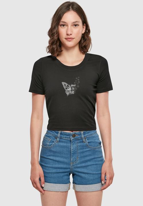 Immagine prodotto Merchcode Ladies It's Your Time To Bloom Cropped Tee - 191035 (M)