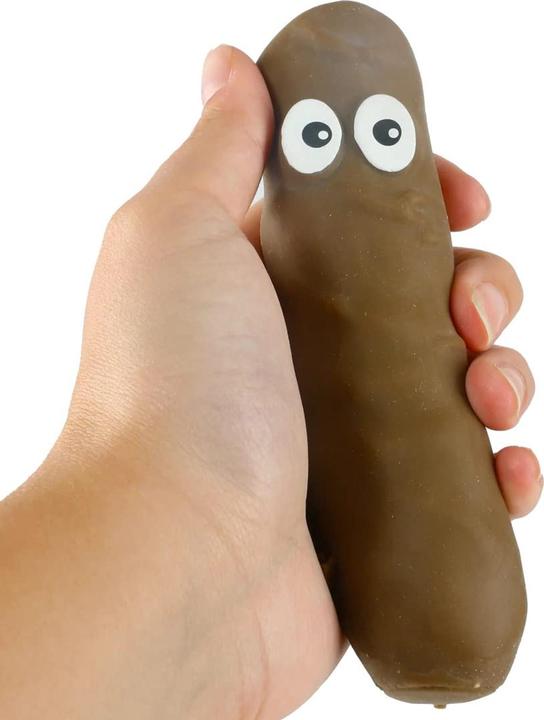 Actual product image Smiffys Stretch Poop Novelty Toy (Pack of 12)
