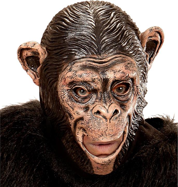 Image du produit Widmann Singe Masque Enfant Chimpanzé avec Bouche Ouverte