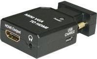 Image du produit MicroConnect Convertisseur Mini VGA vers HDMI (HDMI, 7.20 cm)