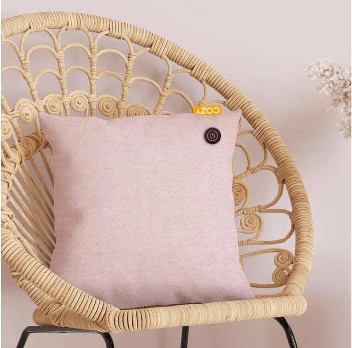 Actual product image Bodi-Tek warmtekussen | Una | Duurzaam & Draadloos | Infrarood | 45x45 cm | Cameo Pink| Grote Batterij (45 x 45 cm)