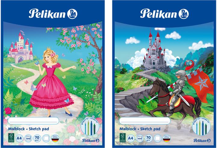 Image du produit Pelikan Blocs à colorier (A4, Blanc)