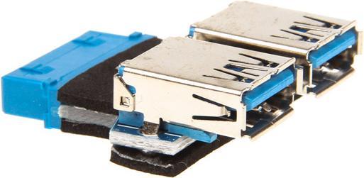 Produktbild InLine Adapter intern USB 3.0 zu extern USB 3.0 - Platine (USB 3.0, 5 cm)