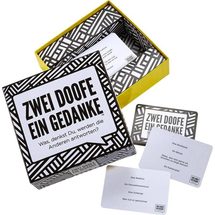 Actual product image Two stupid ones one thought (German)