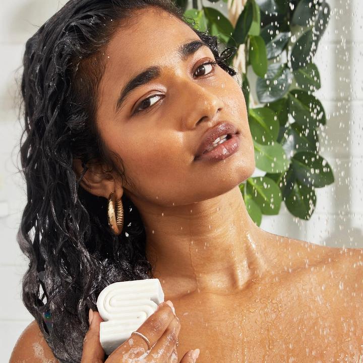 Actual product image Kitsch Shampoo- Und Körperwaschriegel Für Empfindliche Haut, Parfümfrei (Solid shampoo)
