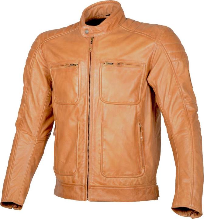 Booster SPITFIRE Lederjacke camel braun S (Herren, S)