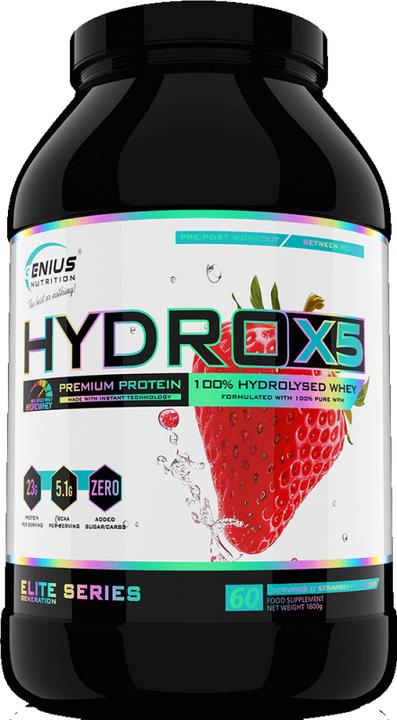 Actual product image Genius Nutrition Hydro-X5 (Strawberry, 1800 g)