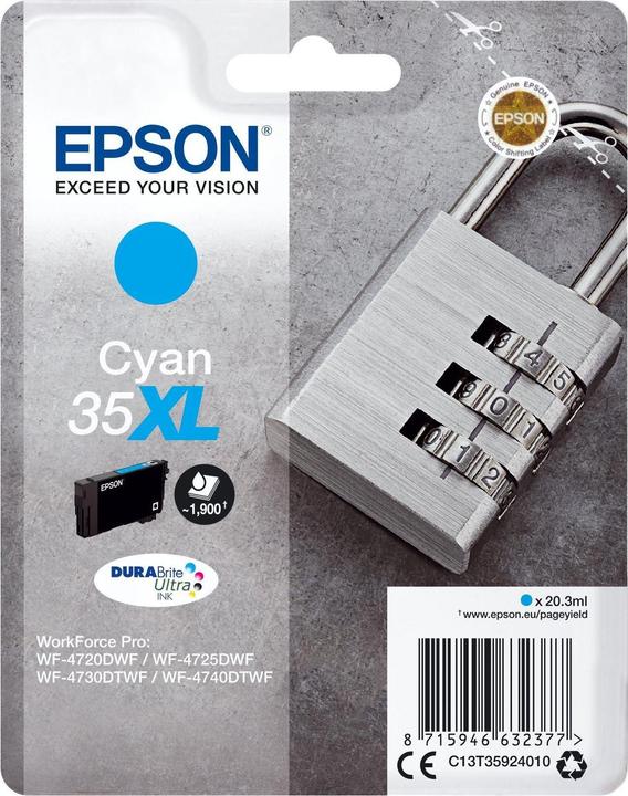 Immagine prodotto Epson 35XL DuraBrite Ultra (C)