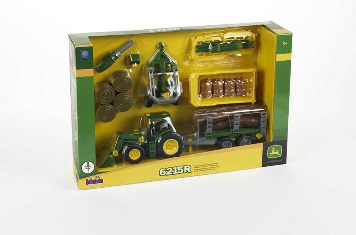 Theo Klein Traktor John Deer 5 Anhänger