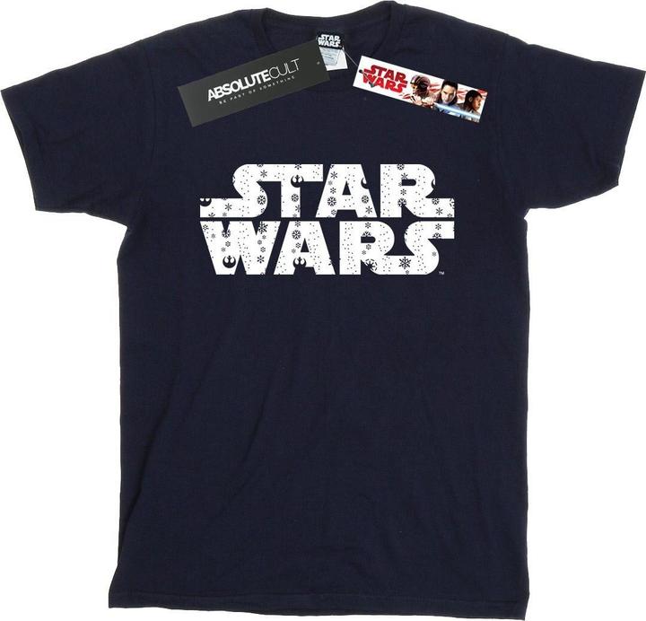 Star Wars Christmas Logo TShirt (S)