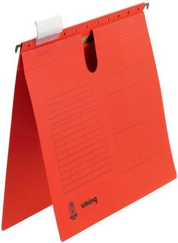 Produktbild Niceday Hängemappen DIN A4 Rot Pappkarton (A4, 5 x)