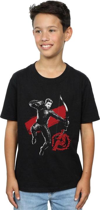 Actual product image Boys Avengers Endgame Mono Hawkeye T-Shirt (116)