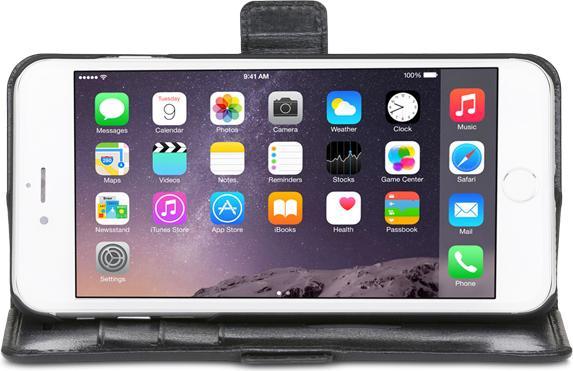 Actual product image dbramante1928 iPhone 8 Plus/7 Plus/6s Plus/6 Plus hoesje - - Zwart - Leer (Apple iPhone 8)