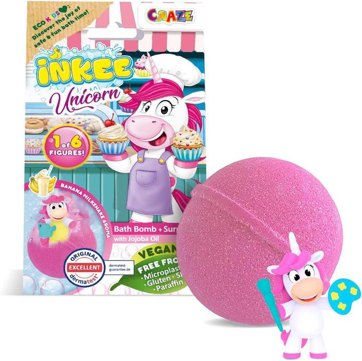 Produktbild Craze Inkee Surprise Badebombe Unicorn Professions