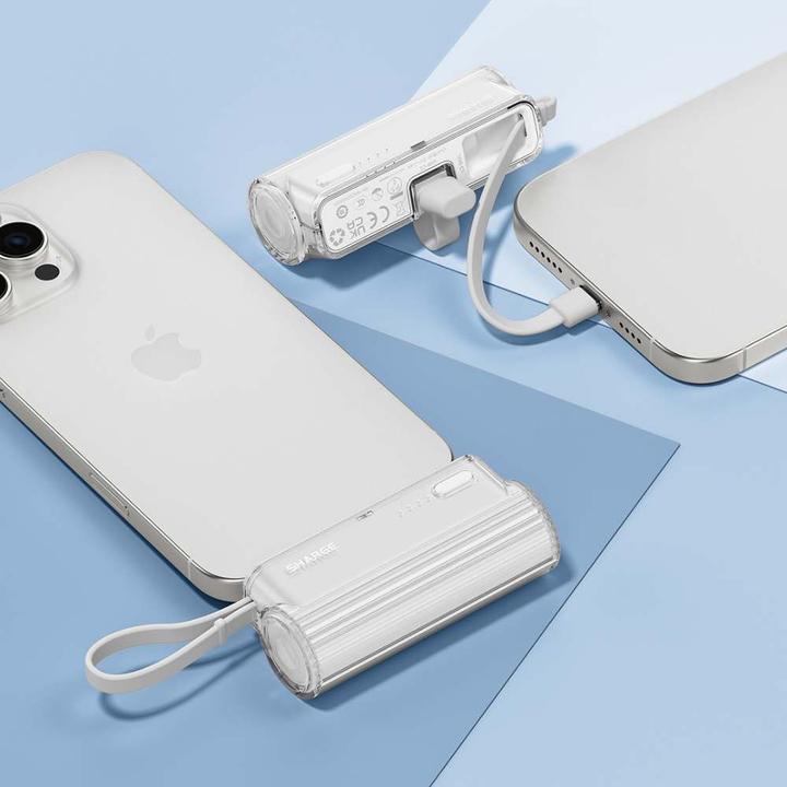 Actual product image Sharge Flow Mini WHI (5000 mAh, 12 W, 12 Wh)