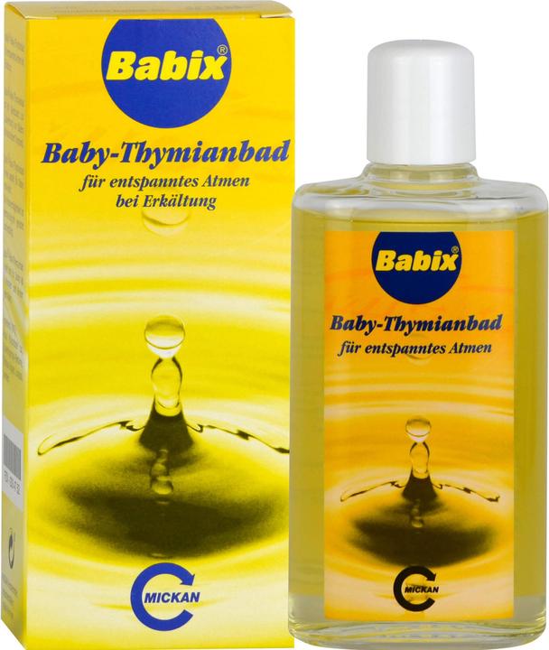 Image du produit Mickan Babix Bain de thym pour bébé pour une respiration détendue, solution de 125 ml (125 ml)