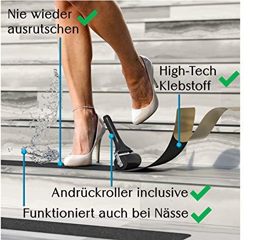 Image du produit Cocofy Autocollant antidérapant pour escaliers 61x10 cm (100 mm)