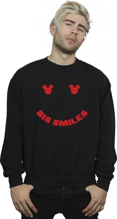 Actual product image Disney Mens Mickey Mouse Big Smile Sweatshirt (XL)