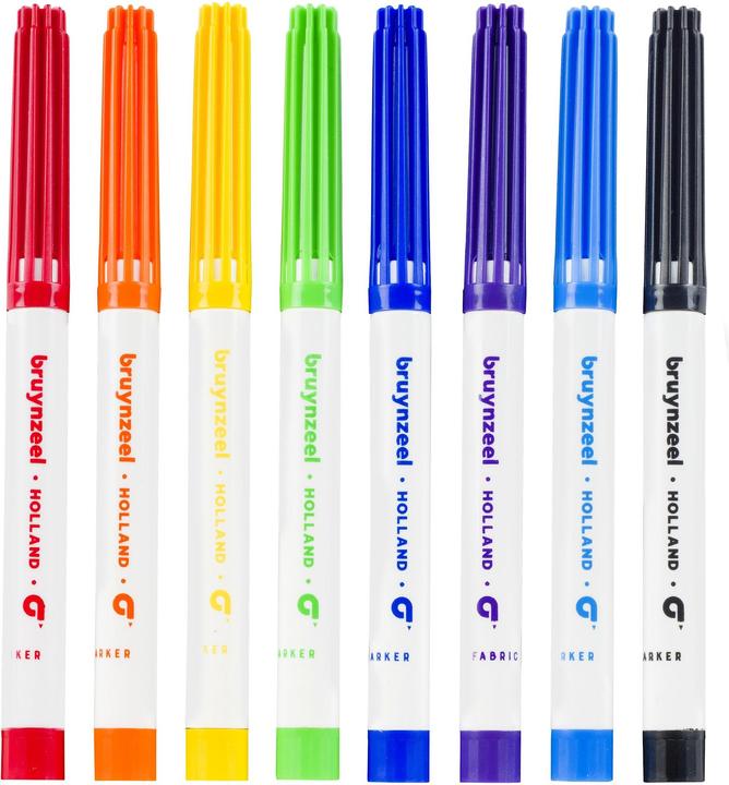 Produktbild Bruynzeel Textilmarker (Mehrfarbig, 8 x)