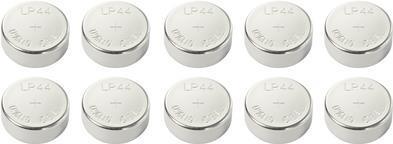Immagine prodotto Voltcraft Pila a bottone AG13 LR 44 alcalina al manganese 140 mAh 1,5 V 10 pz. (10 pz., LR44, 140 mAh)