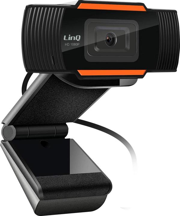 Image du produit LinQ Caméra Web USB Full HD 1080P avec microphone, HD1080 - Noir