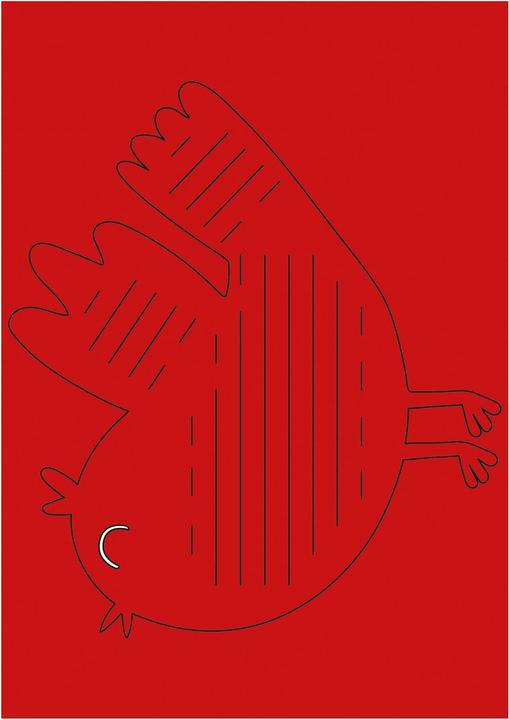 Produktbild Ursus Bastelpapier Flechtpapier A4, 27 Stück, Mehrfarbig (300 g/m², 27 x)