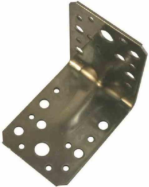 Produktbild Alberts Schwerlast-Winkelverbinder m. Sicke 70 x 70 x 55 mm, Edelstahl, 1 Stck (Winkelverbinder mit Sicke, 1 Stk.)
