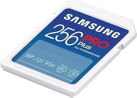 Actual product image Samsung Karta pamięci SD PRO Plus MB-SD256SB/WW 256GB + czytnik (256 GB, SD, U3, UHS-I)