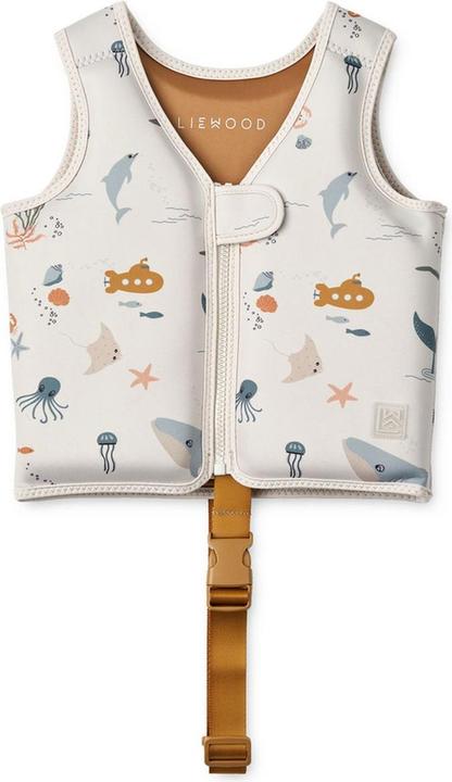 Actual product image Liewood Swimming vest Dove Sea Creature Sandy (15, 16, 17, 18, 19, 15 - 18 kg)