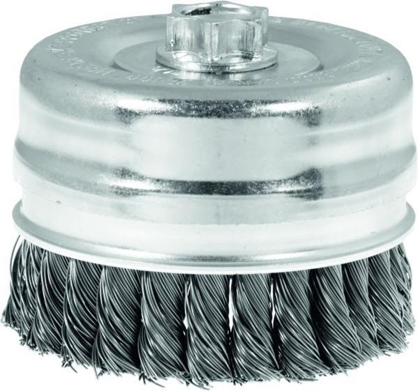 Actual product image Lessmann Cup brush steel wire 0.50 mm