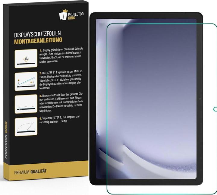 Produktbild Protectorking 4x Displayschutzfolie matt Anti-Reflex entspiegelt (4 Stück, Galaxy Tab A9)