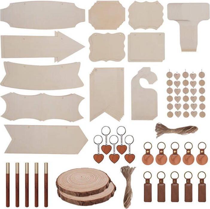 Produktbild LaserPecker Wooden engraving materials set (190 pcs)