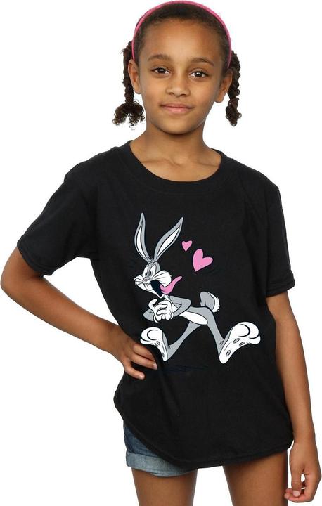 Actual product image Looney Tunes Girls Bugs Bunny In Love Cotton T-Shirt (116)