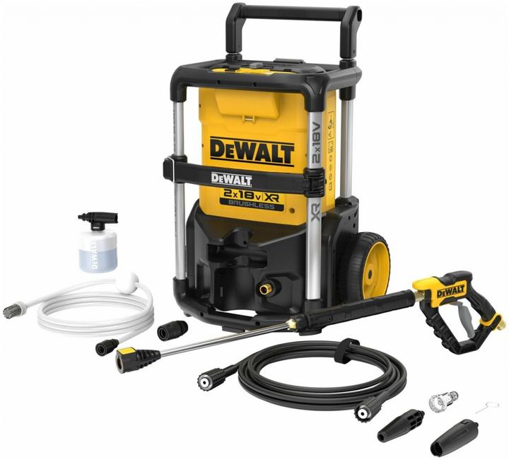 Productafbeelding DeWalt Snoerloze hogedrukreiniger, 2x 18V, basisversie (Oplaadbare batterij)