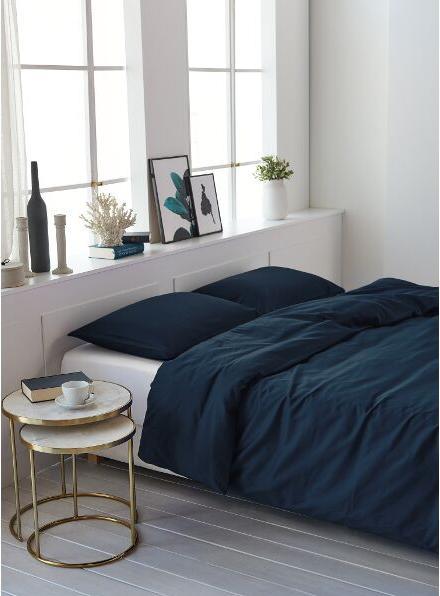 Actual product image Living Home Uni Satin 100 (Pillowcase, 45 x 45 cm)