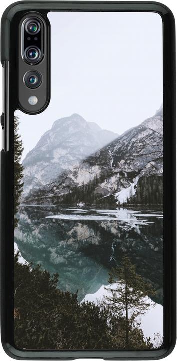 Actual product image PhoneLook Cover Winter 22 snowy mountain and lake (Huawei P20 Pro)